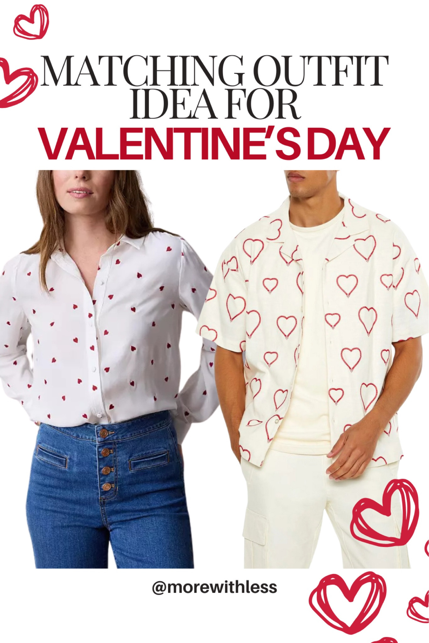 Get these cute matching outfits with your love this Valentine's Day! ❤️

#valentinesday 

#LTKFindsUnder50 #LTKSeasonal #LTKStyleTip