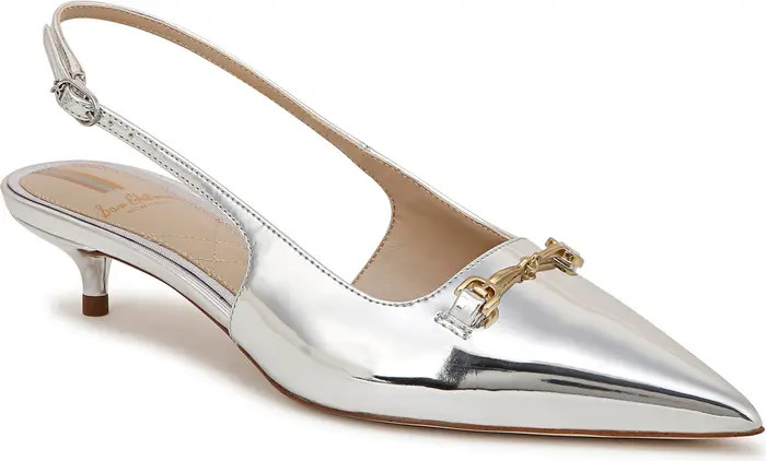 Sam Edelman Farrah Kitten Heel Pointed Toe Slingback Pump (Women) | Nordstromrack | Nordstrom Rack