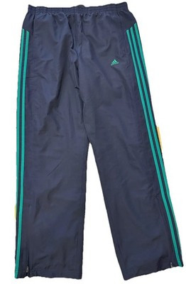 Vintage Adidas Men's Training Track Jogger Pant 3 Stripe Navy Blue Large | eBay US