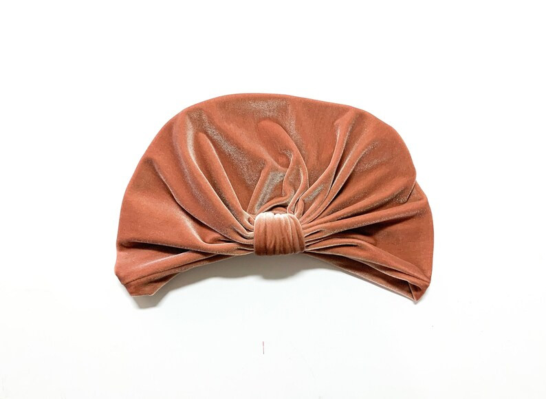 Velvet Turban Hat - Cap / Boho Headwrap / Blush / Rust / Blue / Red / Gold / Olive | Etsy (US)