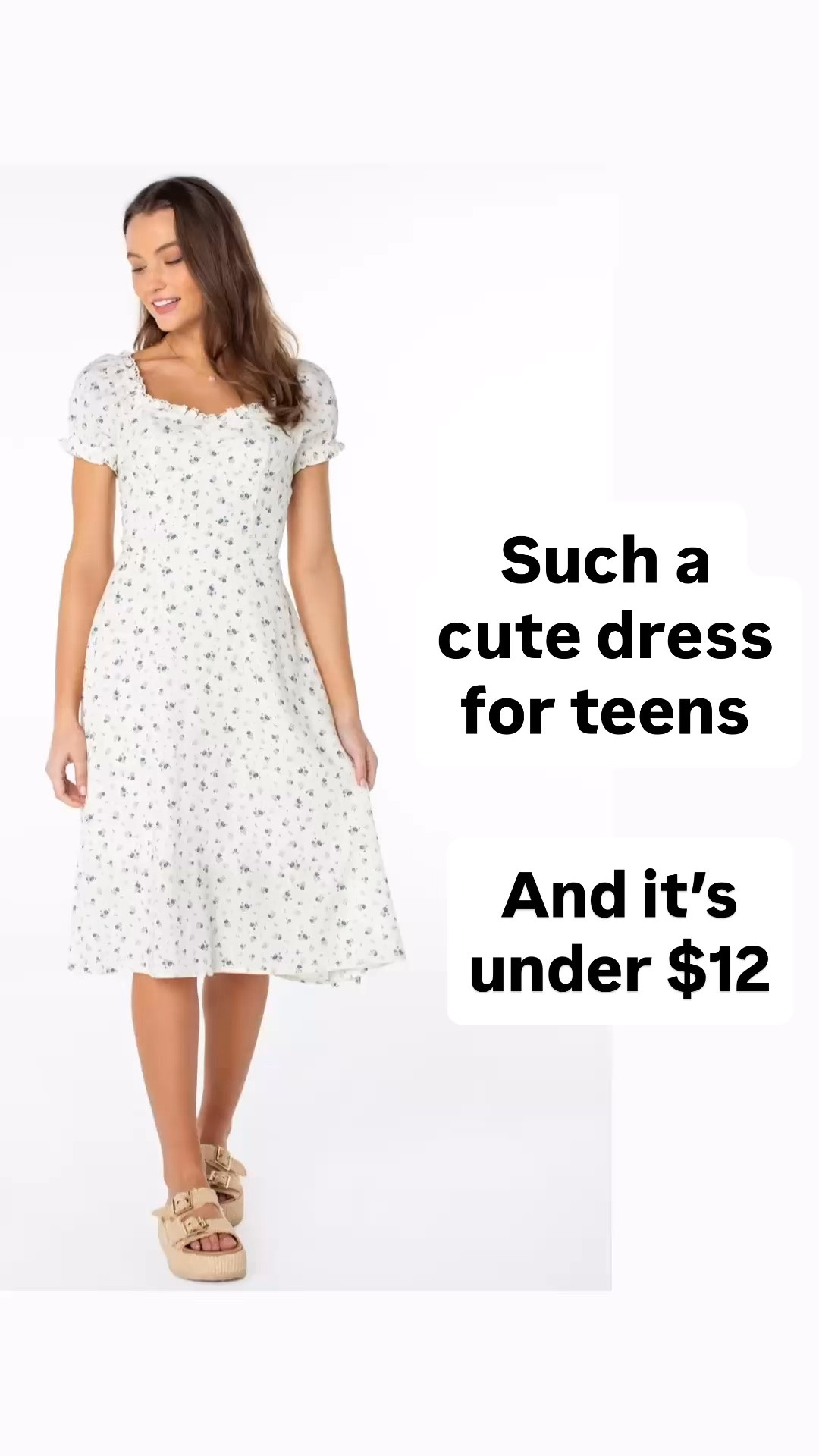 I can’t believe this cute teen dress is under $12! 
If you’ve been searching for back to school outfits teen - this is a great option.

#LTKSaleAlert