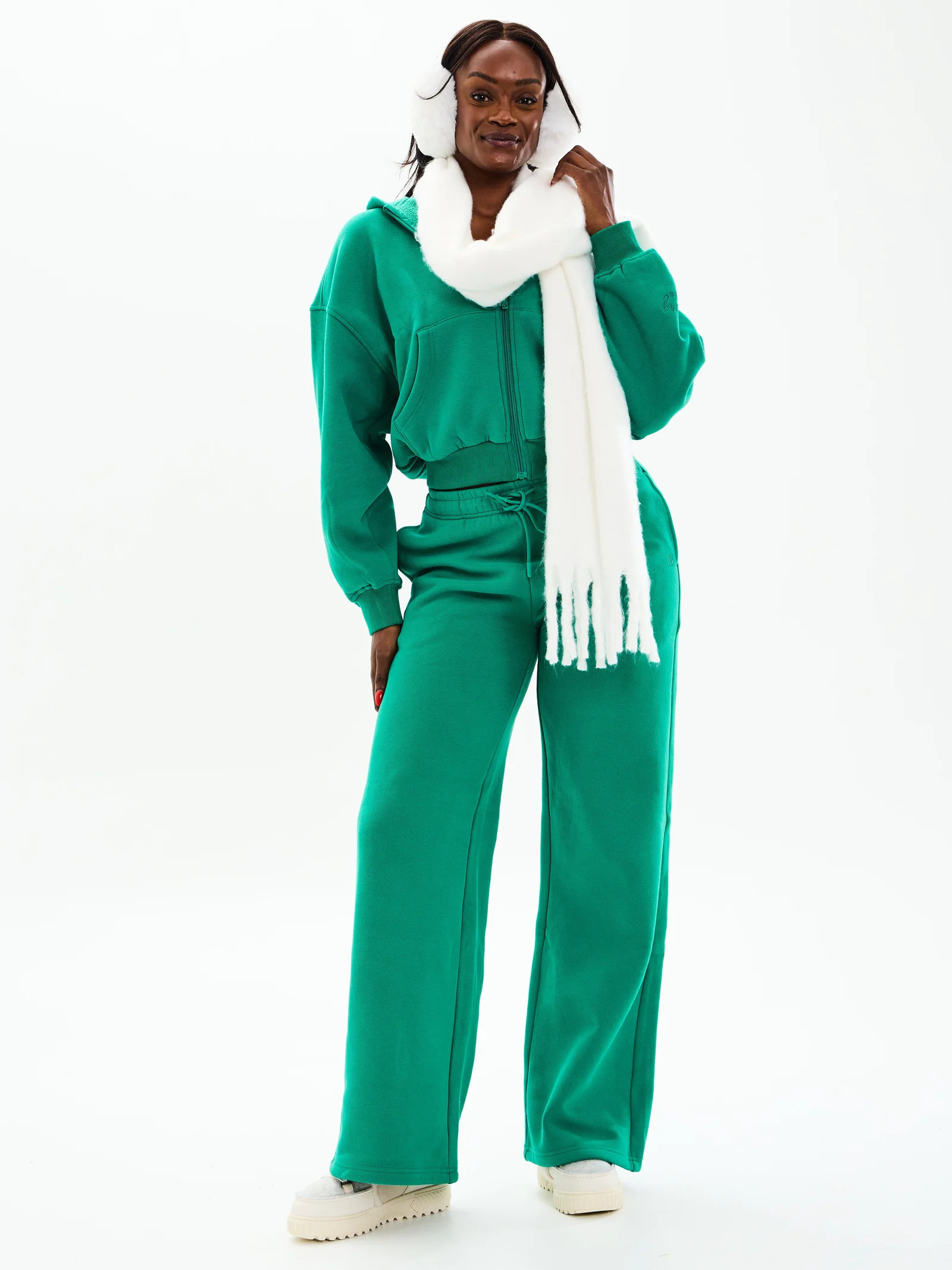 Plush Fleece Zip Hoodie - Plastic Pink | Buffbunny Collection