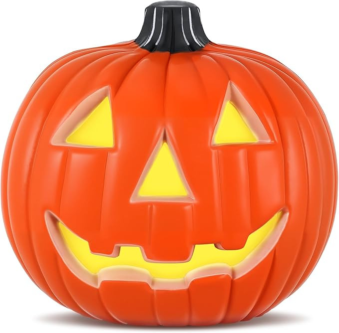MAELSTROM Halloween Pumpkin Lights Jack O Lanterns Vintage Halloween Decorations Classic Plastic ... | Amazon (US)