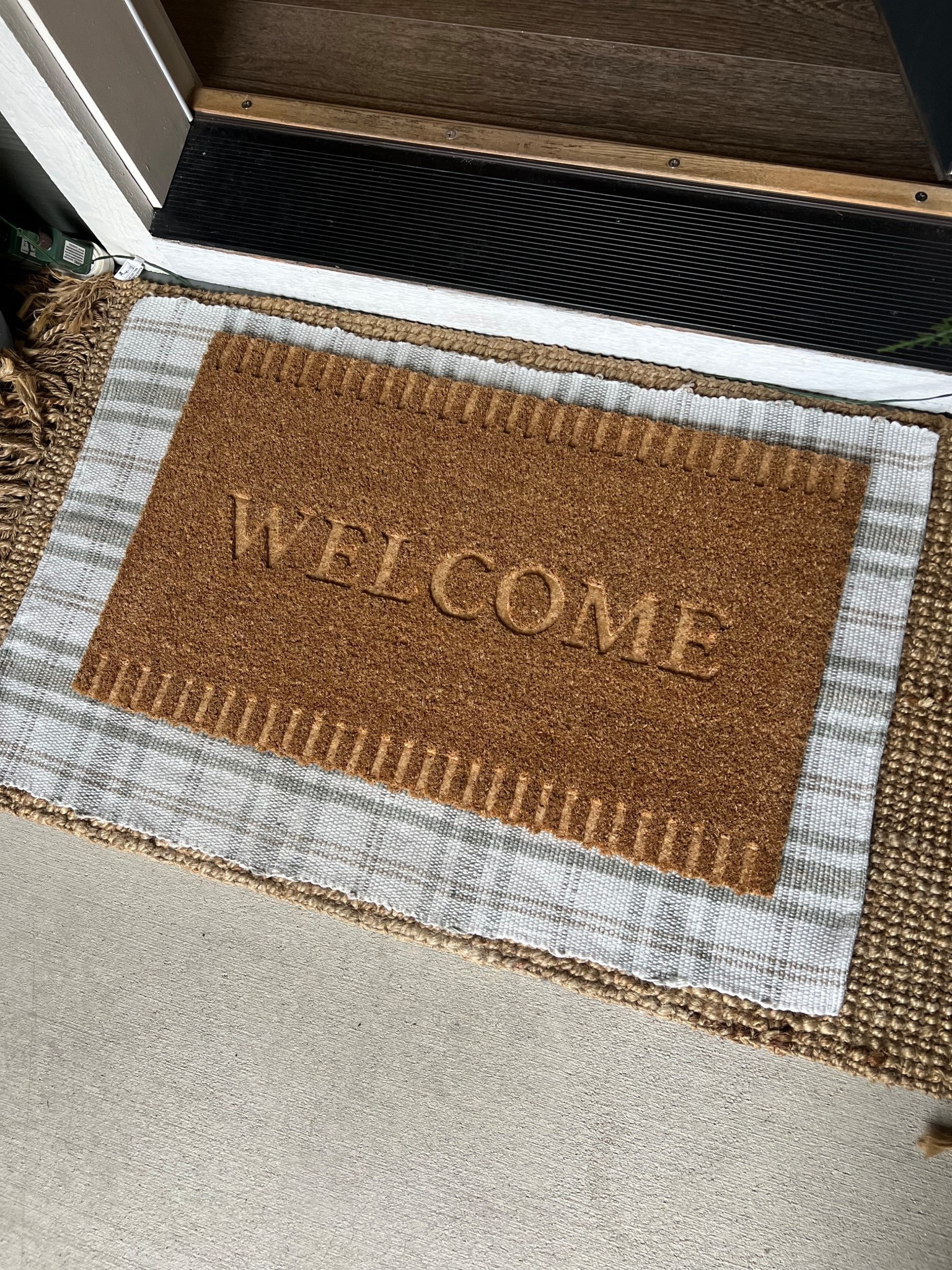 Neutral welcome mat. Hearth and Hand with Magnolia 🤩

#LTKHome