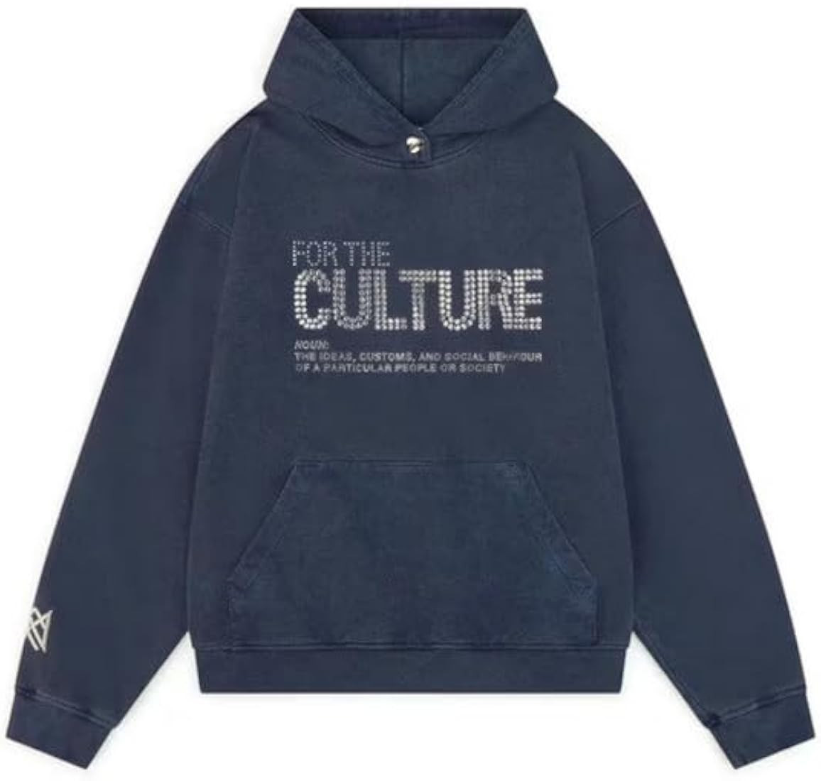 The Leather Jackets For The Culture Crystal Blue Fleece Hoodie | Amazon (US)