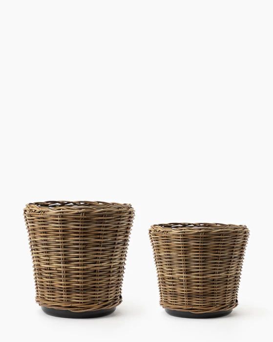 Lined Rattan Basket | McGee & Co.