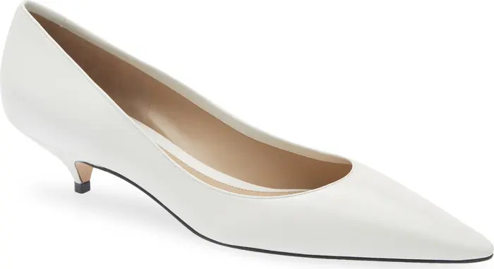 Liiisa Two Pointed Toe Kitten Heel Pump (Women) | Nordstrom