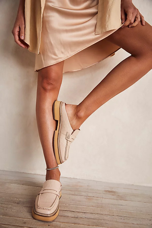 Lilith Loafer Mules by Free People, Beige, EU 39 | Free People (Global - UK&FR Excluded)
