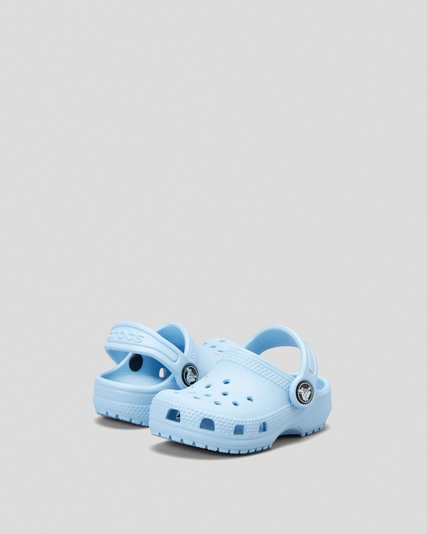 Crocs Toddlers' Classic Clogs Shoes in Blue Calcite Size 2 | City Beach (US)