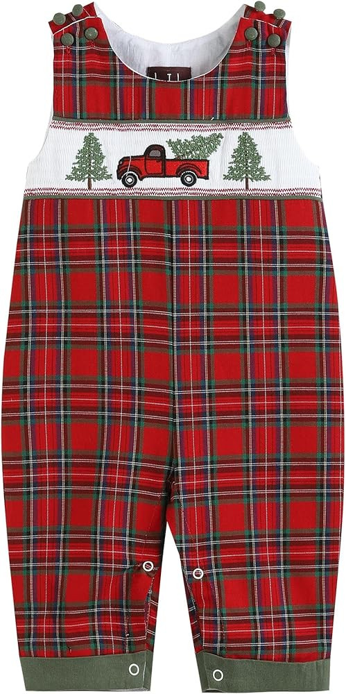 Lil cactus Baby Boys and Toddler Christmas Overalls | Amazon (US)