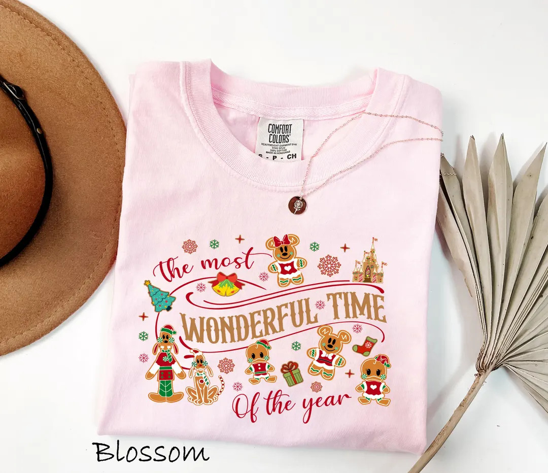Comfort Colors\u00ae It's The Most Wonderful Time Of The Years Balloon Christmas Tree T-shirt, Mi... | Etsy (Global)