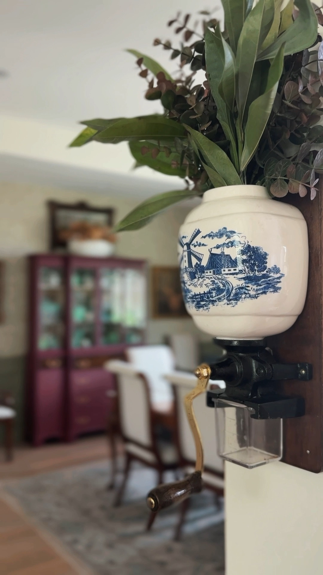Tuned this thrifted delft coffee grinder into a wall vase and I adore it! Would look amazing in a gallery wall too! Linked some decently priced options here for you - I paid $20 at the thrift so it wasn’t cheap!

#LTKspringtrends #LTKHome #LTKspring