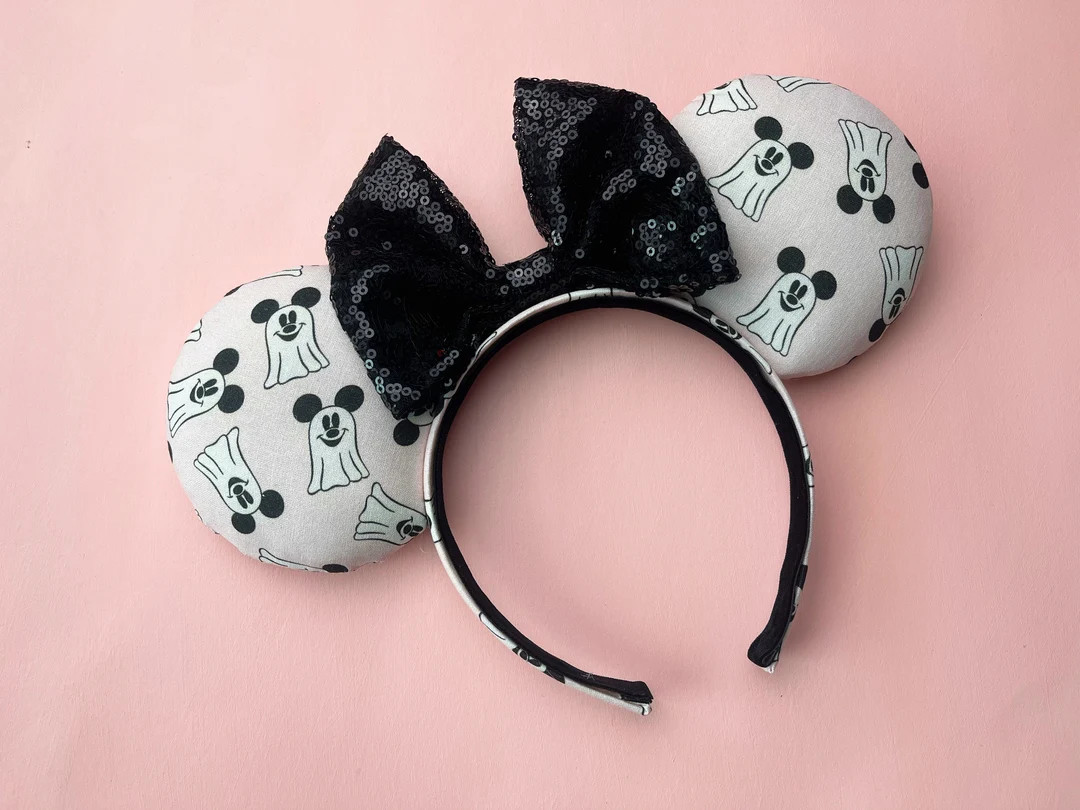 Disney Halloween Ears, Ghost Mickey Ears, Mickey Ears, Minnie Ears, Disney Ears - Etsy | Etsy (US)
