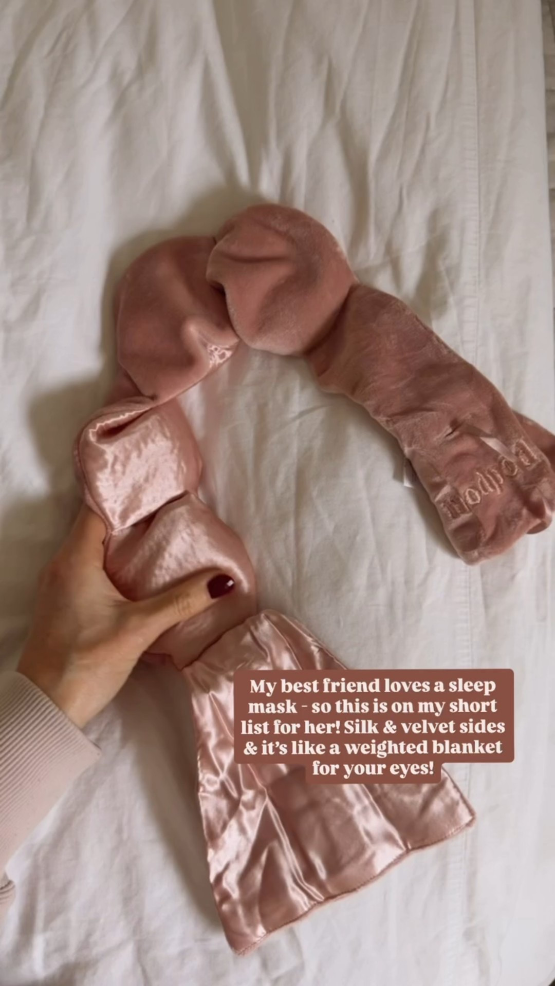 This weighted eye mask is a gift anybody would love to receive!

Loverly Grey, gift guide, gift ideas, weighted eye mask, nodpod, stocking stuffer, favorite things party gift 

#LTKFindsUnder100 #LTKGiftGuide #LTKHoliday