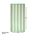 Better Homes & Gardens Oversized Cotton Blend Cabana Beach Towel, 72" x 38", Pink | Walmart (US)