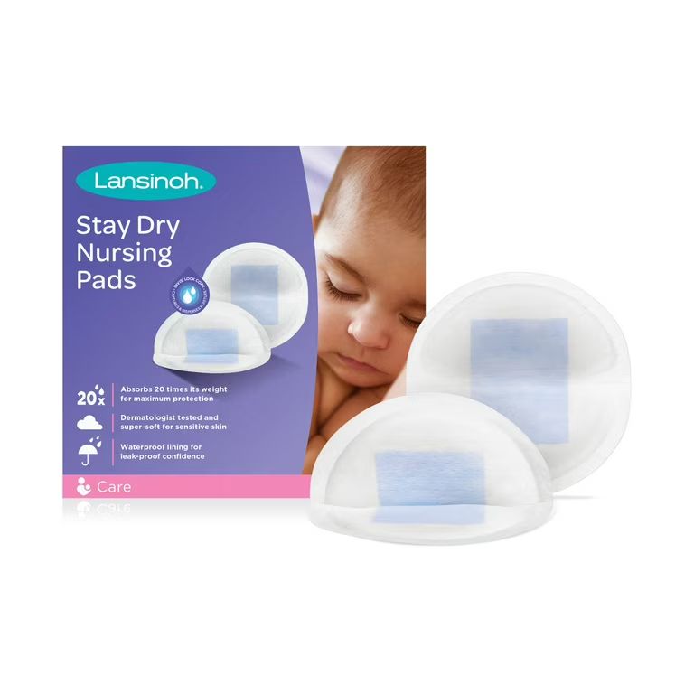 Lansinoh Stay Dry Disposable Nursing Pads for Breastfeeding, 36 Count | Walmart (US)