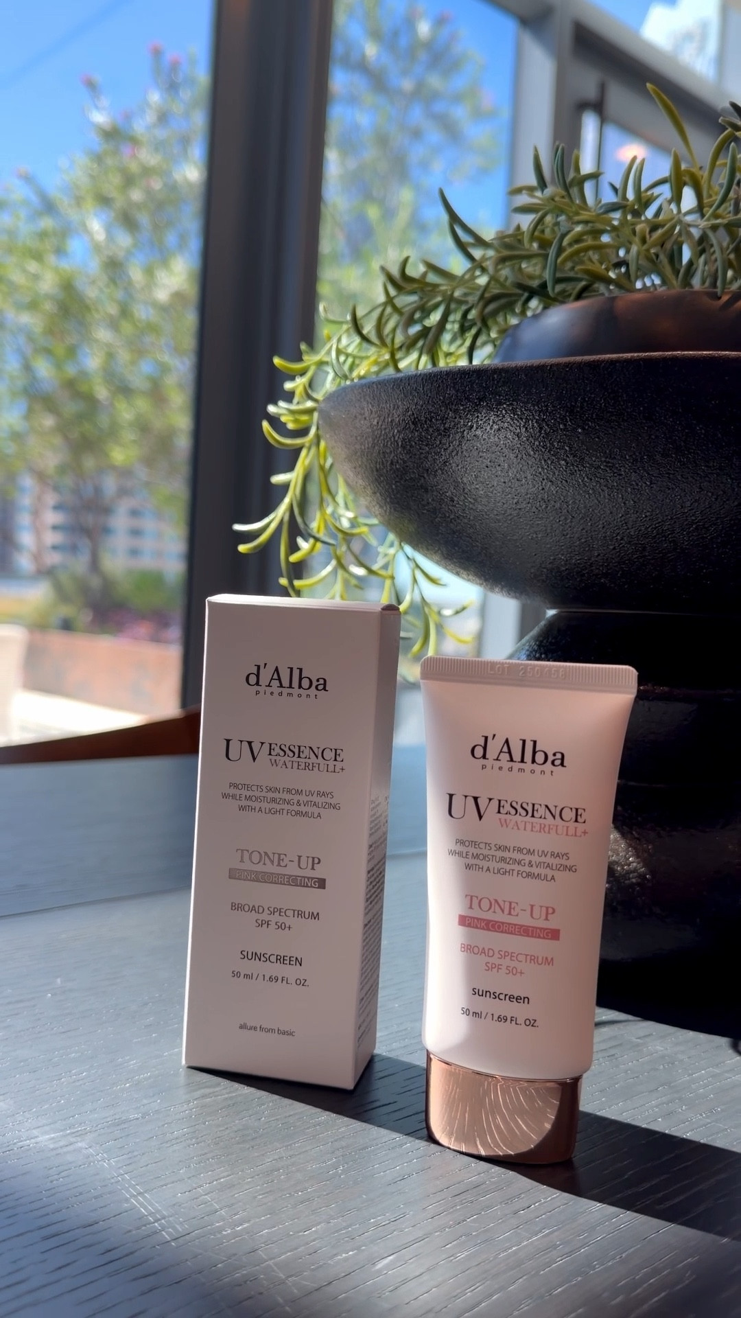 Filter in a bottle. Also can be used as a base before your makeup. It even out your complexion, gives you glowy and hydrated skin and it has SPF! 