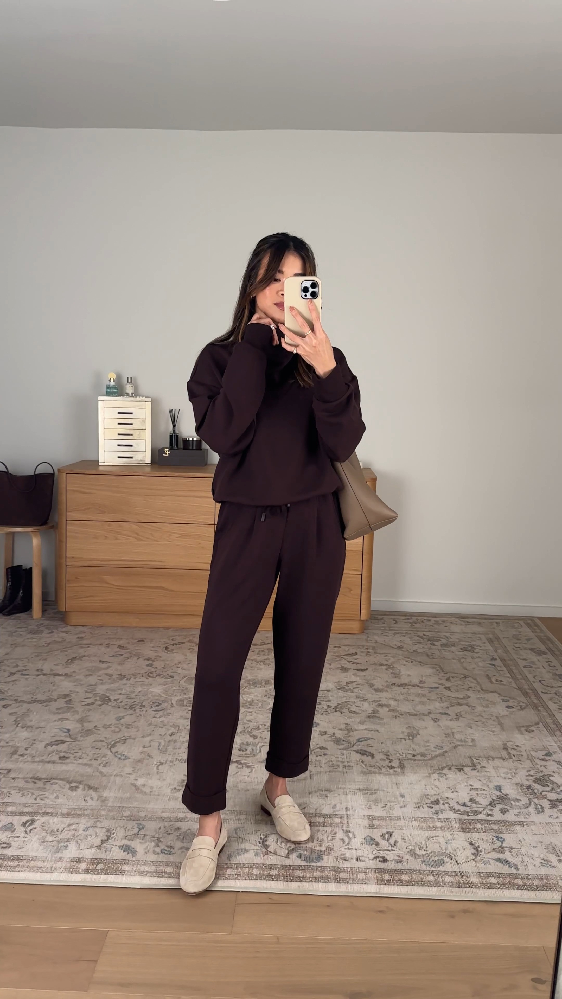 I love these pants from @Varley. I love the cuff detail and that they are petite friendly!

Sizing info: 
 -Varley The Rolled Cuff Pant (Size XXS in 25" inseam in Coffee Bean) 
-Varley Betsy Sweat top (Size XS in Coffee Bean)

petite fashion, get dressed with me, outfit inspiration, ootd, nashville outfit, Nashville influencer, petite style, vacation style, casual outfits, mom style, petite pants, fall outfits, fall outfit info, fall pants, fall outfit idea, fall top, fall sweater, fall shoes, Varley, Varley tryon, Varley unboxing, Varley for petite, sweat sets, cozy matching set

#LTKootd #LTKSeasonal #LTKPetite
