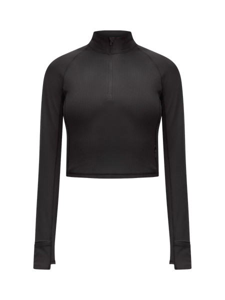 It's Rulu Ribbed Cropped Half Zip | Lululemon (US)