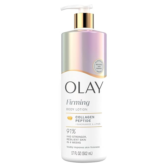 Olay Body Lotion for Women, Firming with Collagen Peptides Serum, Visibly Firmer Skin, 24hr Moist... | Amazon (US)