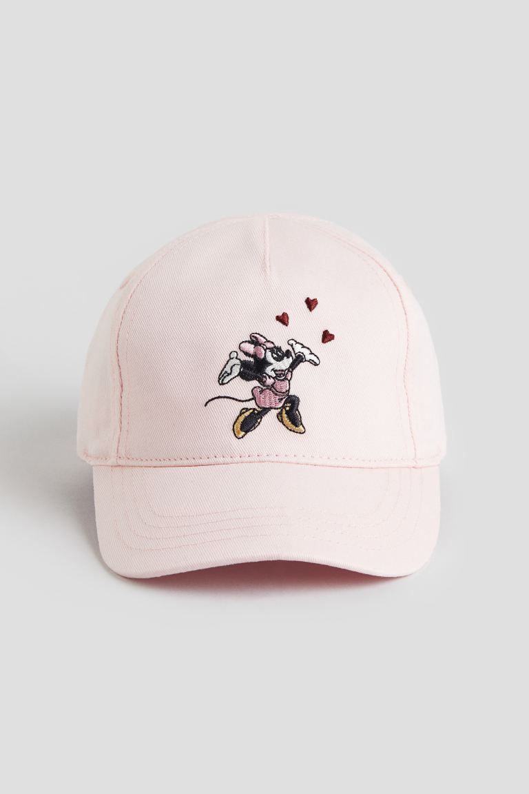 Cotton Cap - Light pink/Minnie Mouse - Kids | H&M US | H&M (US + CA)