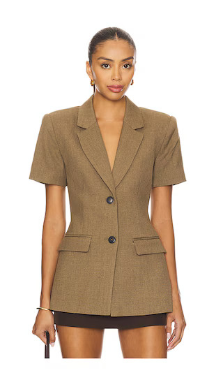 Tamim Blazer in Olive | Revolve Clothing (Global)