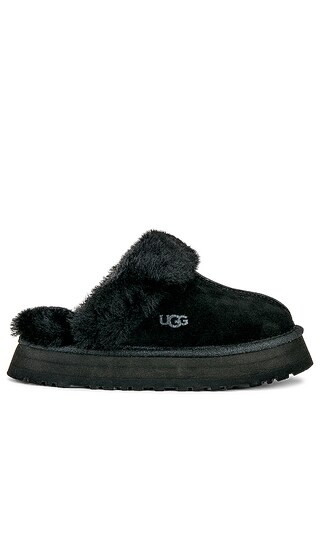 Disquette Slipper in Black | Revolve Clothing (Global)