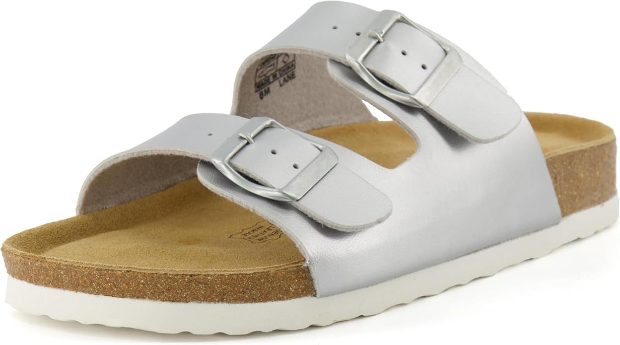 CUSHIONAIRE Women's Lane Cork Footbed Sandal With +Comfort | Amazon (US)