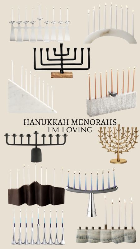 Menorahs I’m loving!

Hanukkah

#LTKGiftGuide #LTKHoliday #LTKfindsunder100
