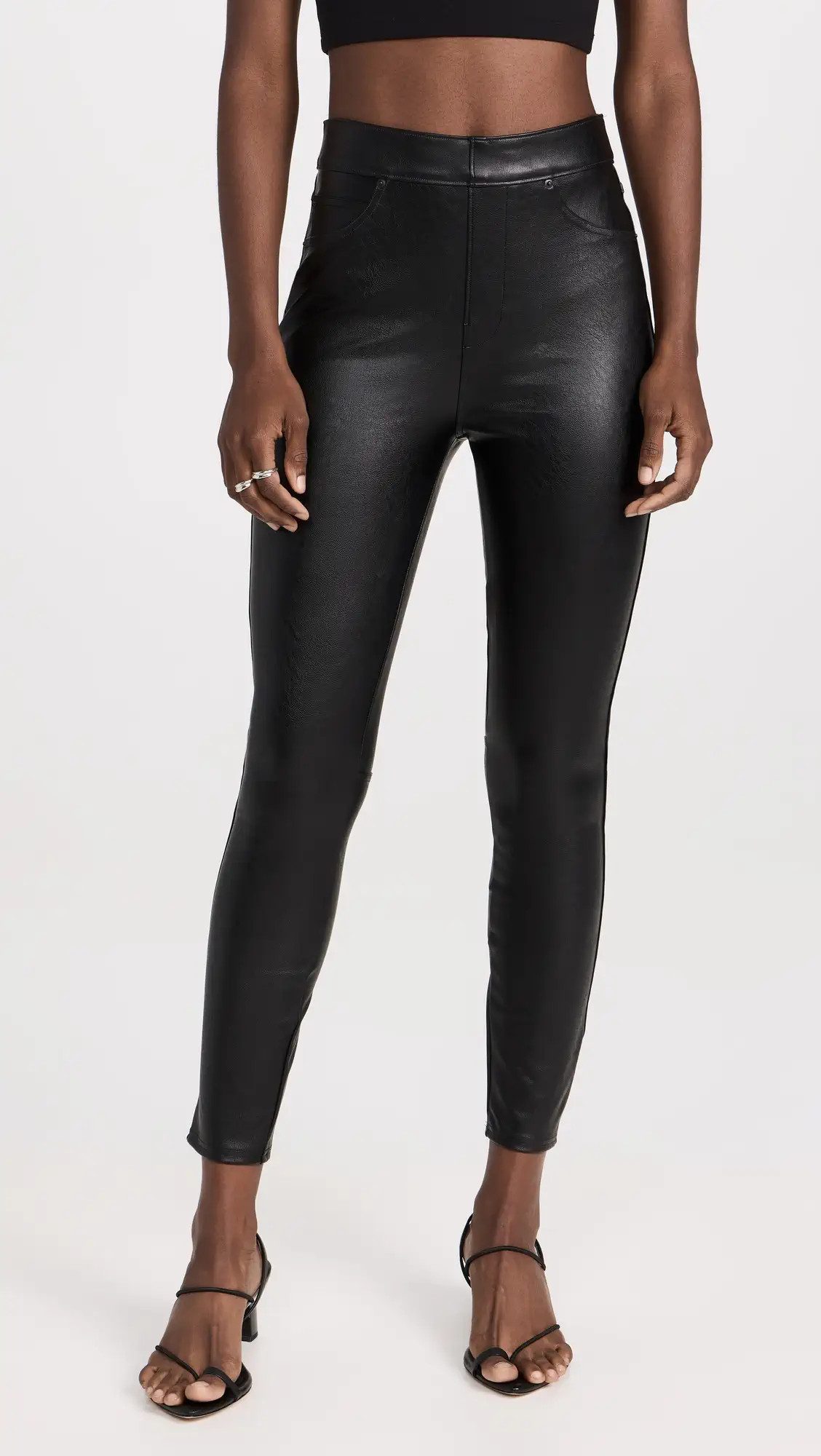 SPANX Leather Like Ankle Skinny Pants | Shopbop | Shopbop