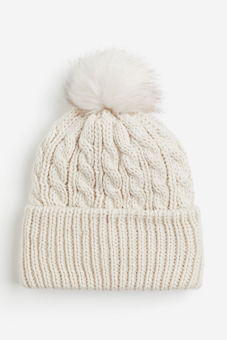 Cable-knit Pompom Hat | H&M (US + CA)
