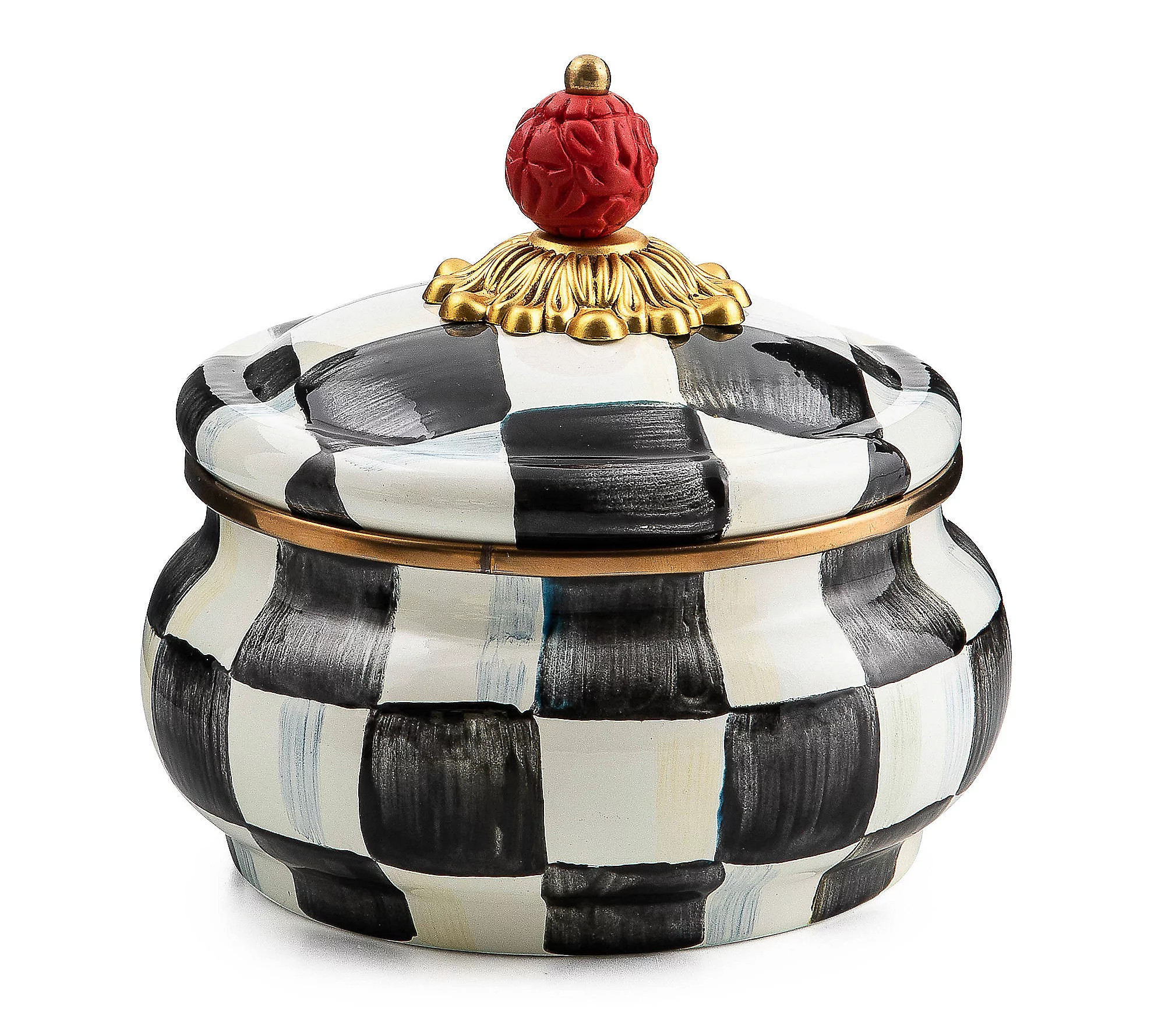 As Is Mackenzie-Childs Squashed Pot | QVC