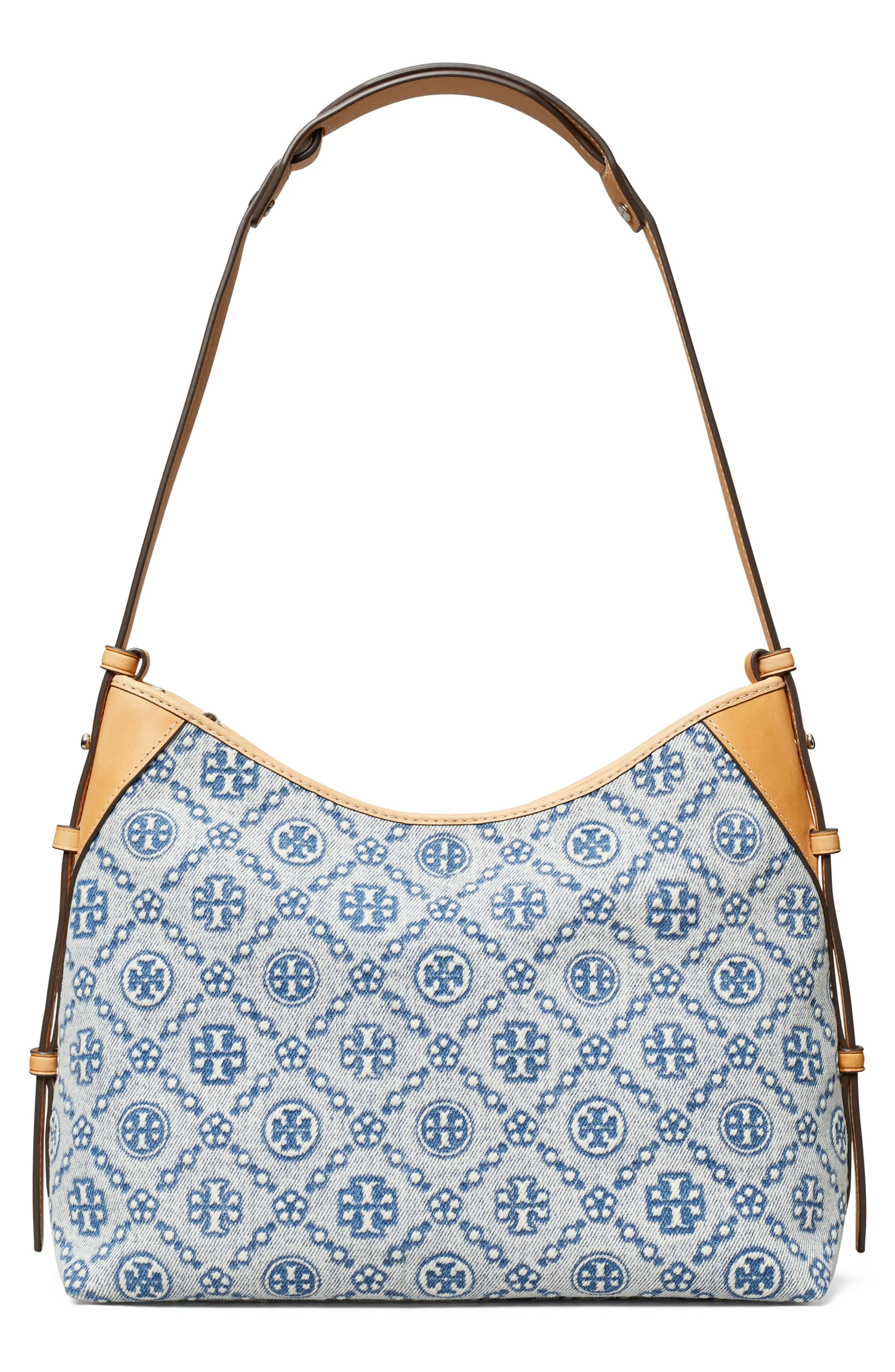 T Monogram Denim Messenger Bag (Women) | Nordstrom | Nordstrom
