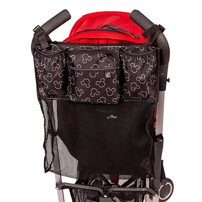 Disney Baby by J.L. Childress Cups 'N Cargo Universal Stroller Organizer & Accessory, Mickey Blac... | Amazon (US)