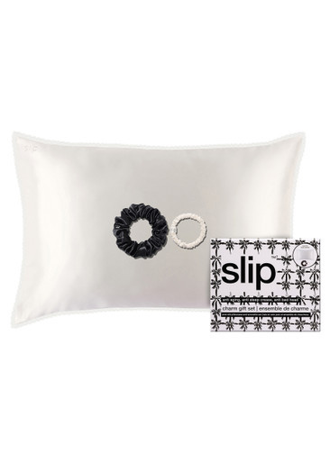 Pure Silk Queen Gift Set with Lace Trim - Charm | Harvey Nichols