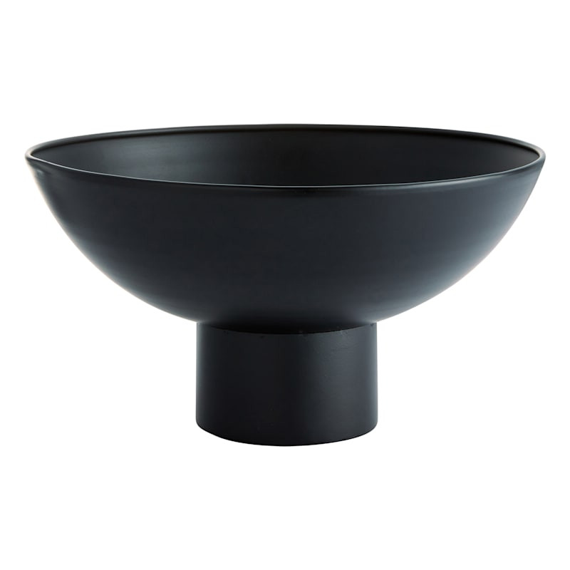 Found & Fable Black Metal Decorative Bowl, 11x6 | At Home
