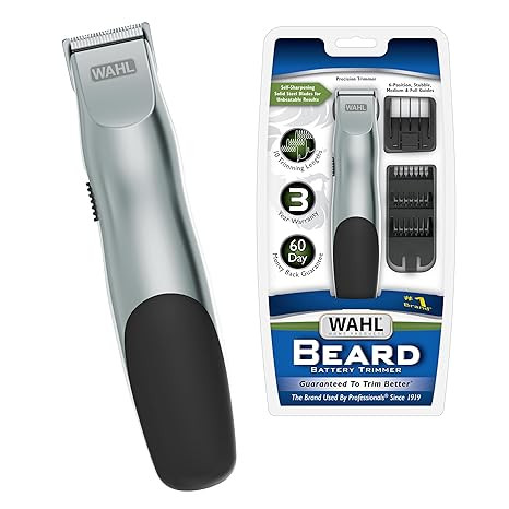 Wahl Groomsman Battery Operated Facial Hair Trimmer for Beard & Mustache Trimming Including Light... | Amazon (US)