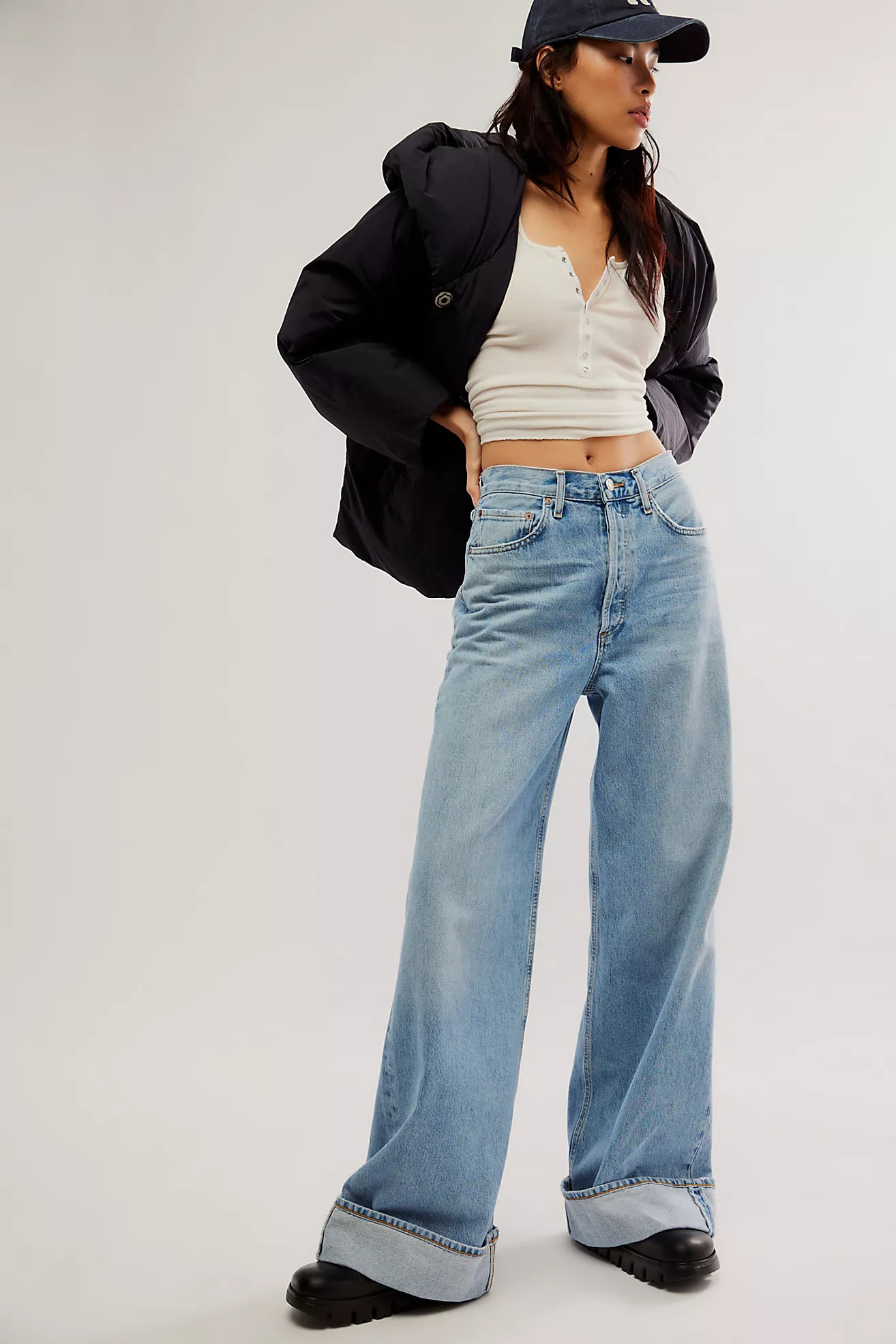 AGOLDE Dame Jeans | Free People (Global - UK&FR Excluded)