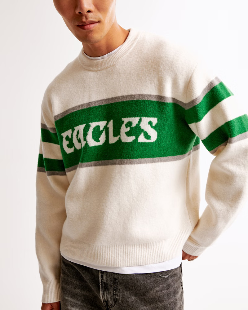 Philadelphia Eagles Crew Sweater | Abercrombie & Fitch (US)