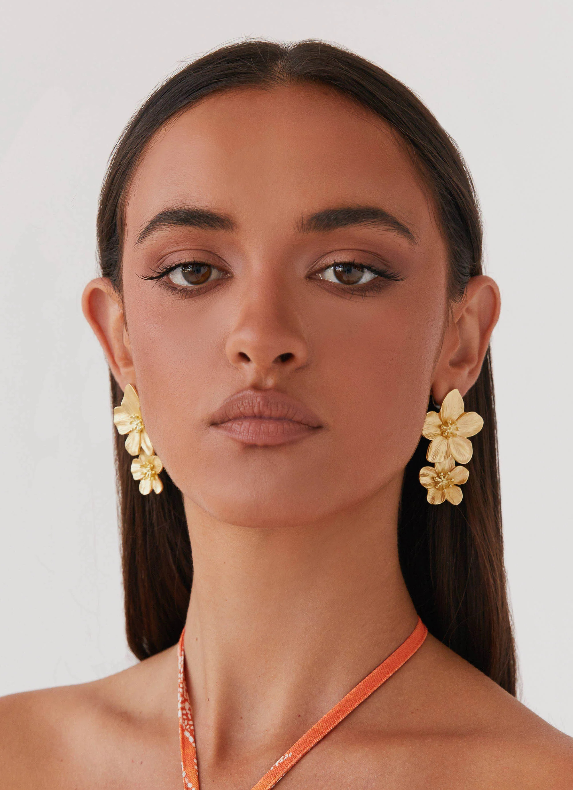 Lola Love Flower Earrings - Gold | Peppermayo (Global)