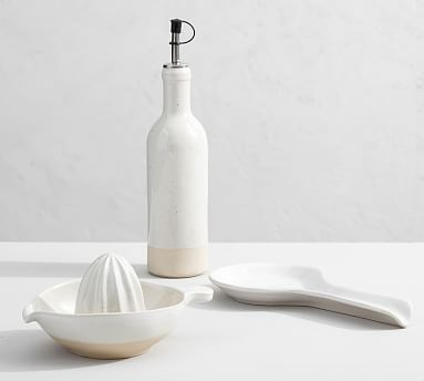 Casafina Fattoria Kitchen Set - Juicer, Cruet & Spoon Rest | Pottery Barn (US)