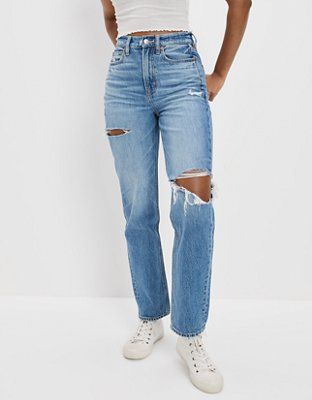 AE Ripped Highest Waist '90s Boyfriend Jean | American Eagle Outfitters (US & CA)