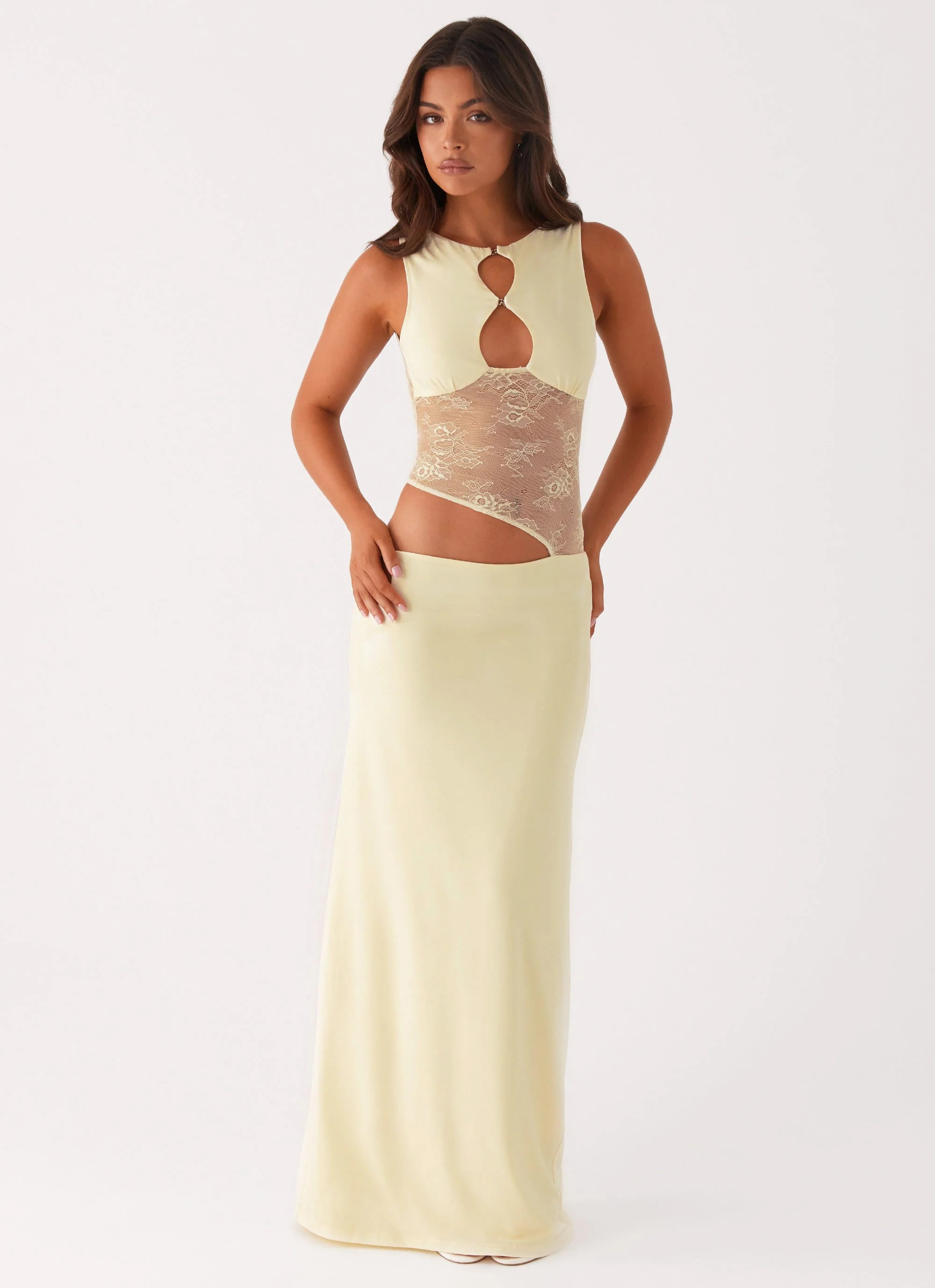 Prophecy Maxi Dress - Yellow | Peppermayo (Global)