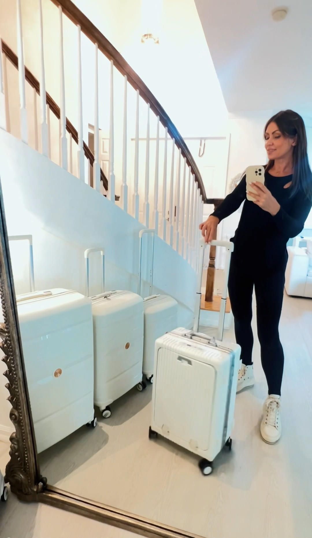 Comfy travel outfit by Alo, also the best Carry on on budget ever owned! Get yours NOW! #travel #carryon #luggage

#LTKtravel #LTKFind