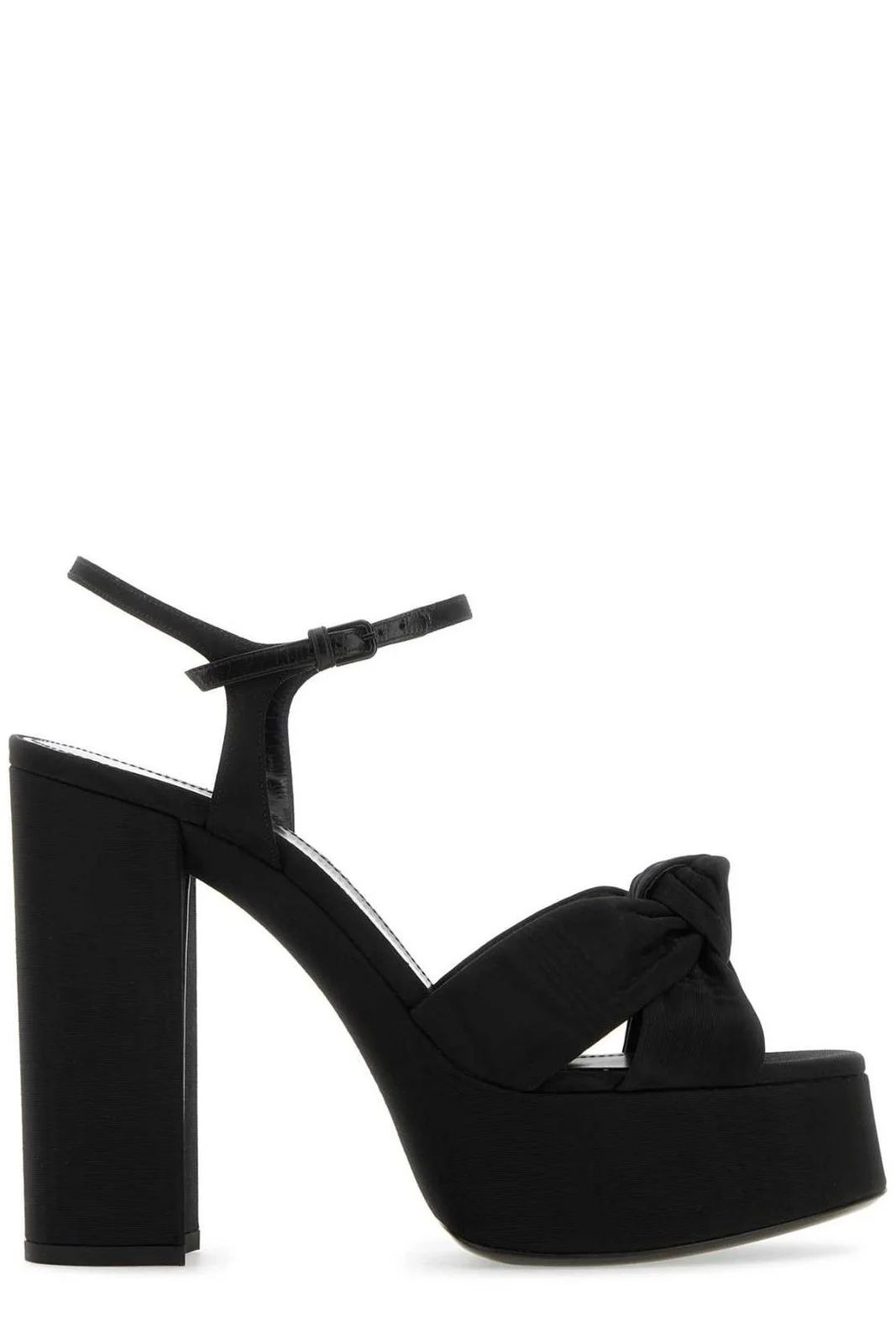 Saint Laurent Bianca Open Toe Platform Sandals | Cettire Global