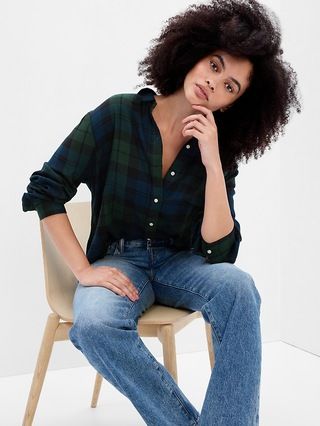 Flannel Easy Shirt | Gap Factory