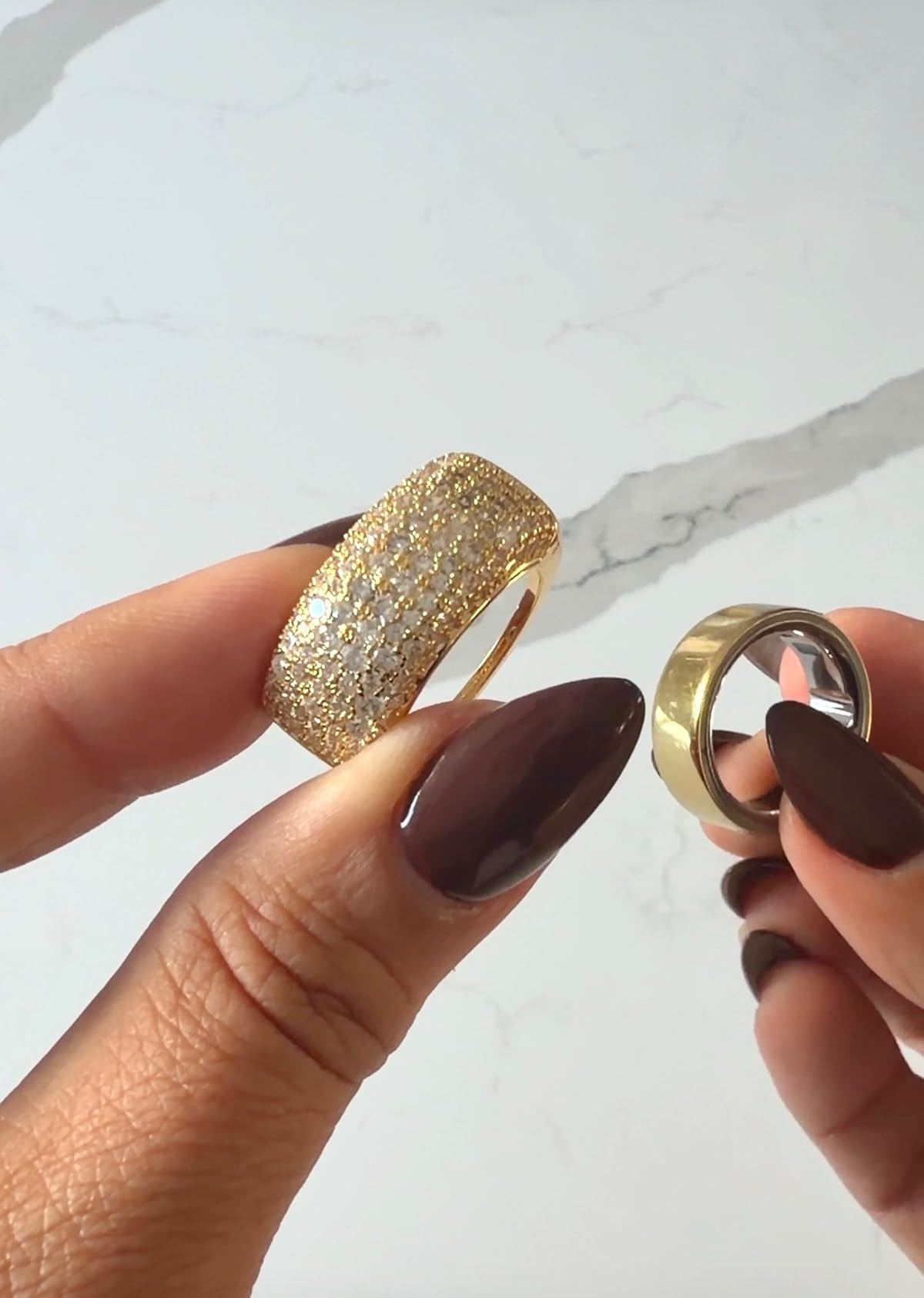 For when your Oura ring needs to dress up! #smartring #techfashion | Amazon (US)