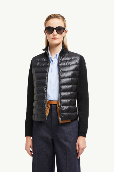 Padded Wool Cardigan | Moncler
