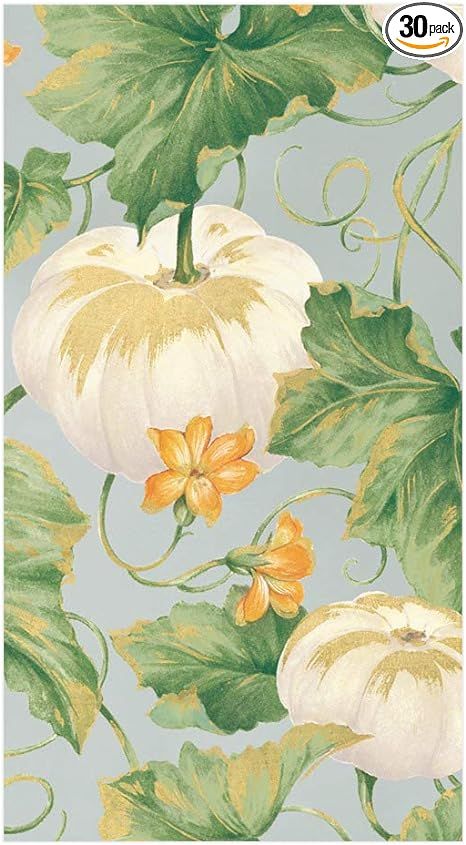 White Pumpkin Decor Paper Hand Towels for Bathroom Hand Towels Autumn Decor & Thanksgiving Decor ... | Amazon (US)