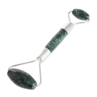 Handmade Double Jade Roller | NOVICA